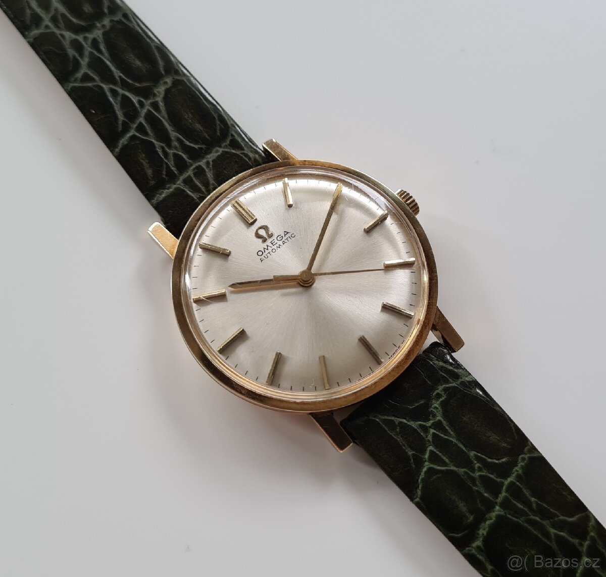 Omega Automatic zlaté 14K pánské náramkové hodinky - 5
