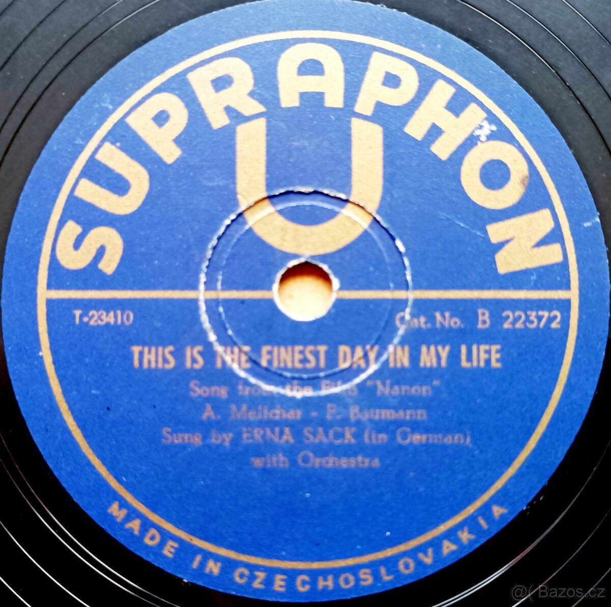 Ke starým gramofonům na kliku - 4 šelakové gramodesky - 5