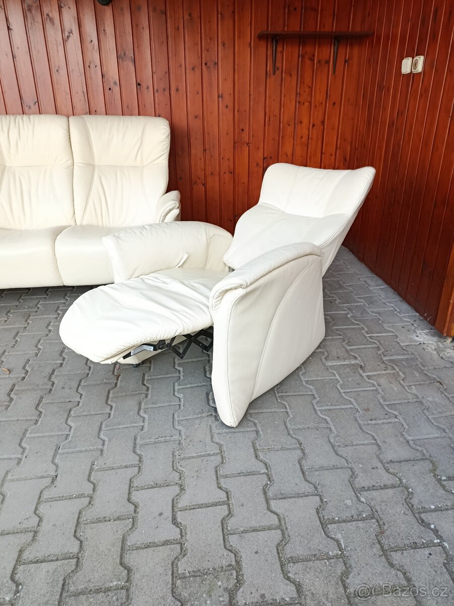 HIMOLLA kožená sedací souprava 3,2,1 - 5