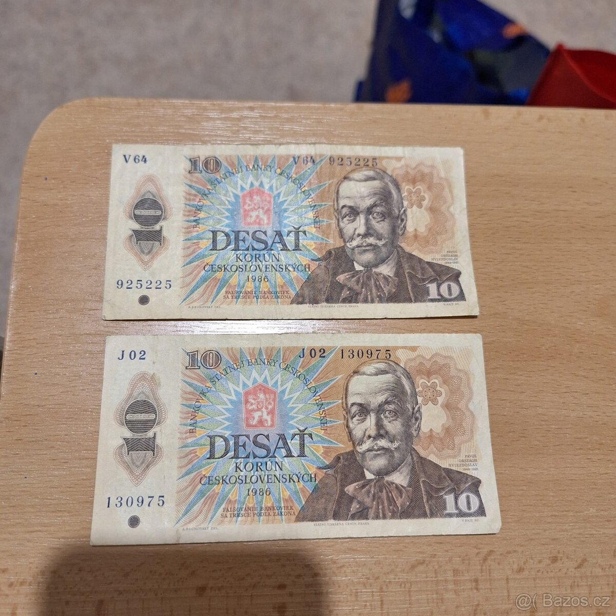Bankovky i různé minceČeskoslovensko 10,20,100 a 500 Kčs - 5