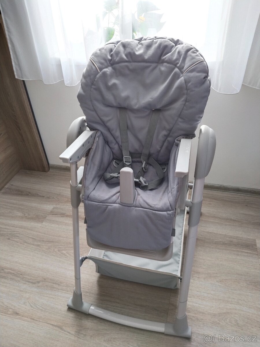 Jídelní židlička s lehátkem a houpačkou 3v1 - 5