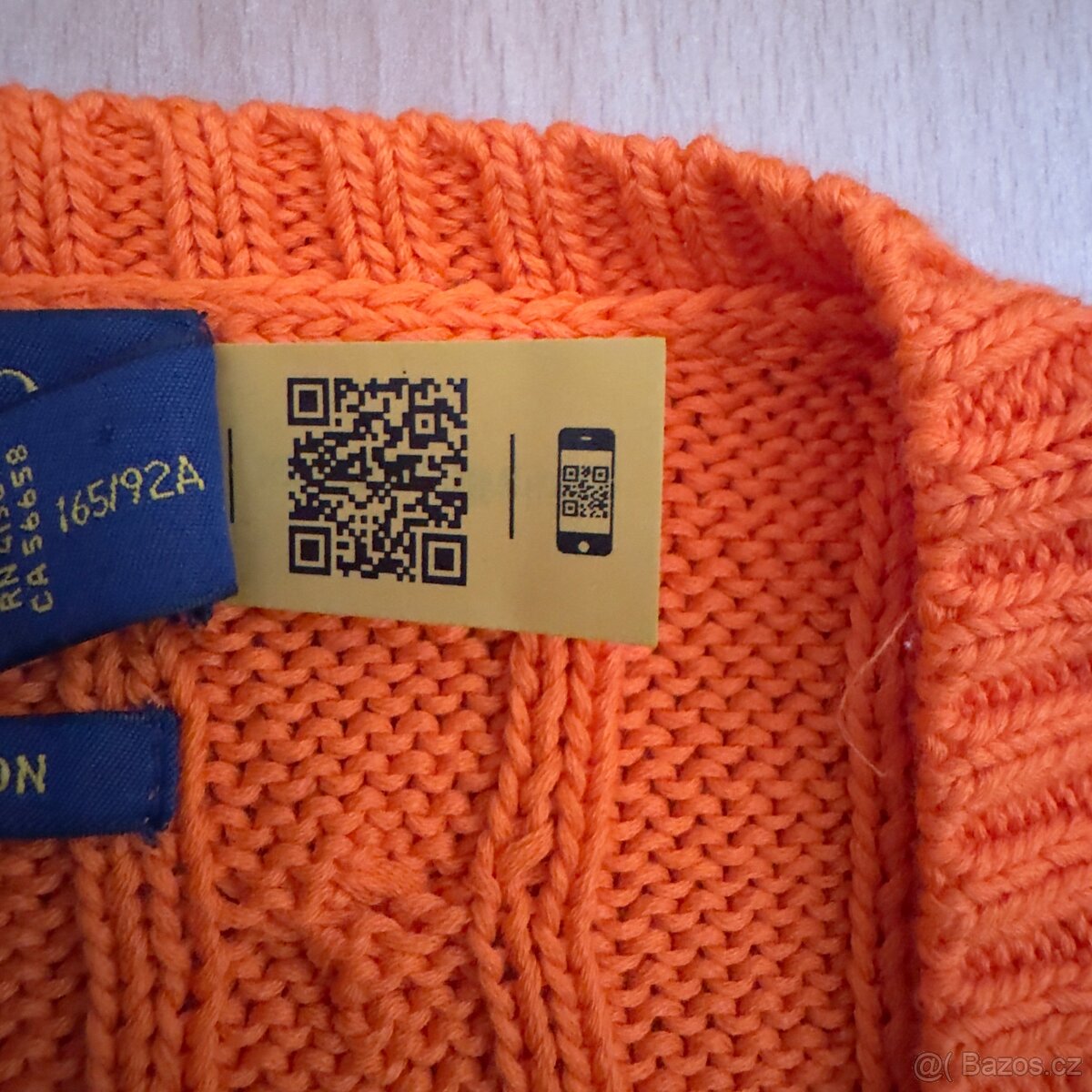 Ralph Lauren Polo oranžový dámský svetr | výborný stav - 5