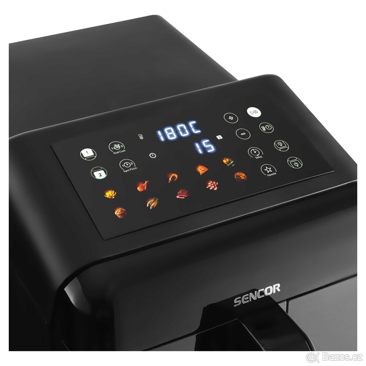 Horkovzdušná fritéza Sencor SFR 1250BK (nová) - 5