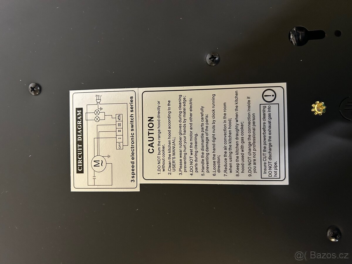 Digestoř 60x50x10 cm - 5