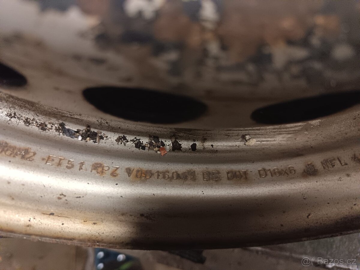 R16 disk plech VW T5 1ks - 5