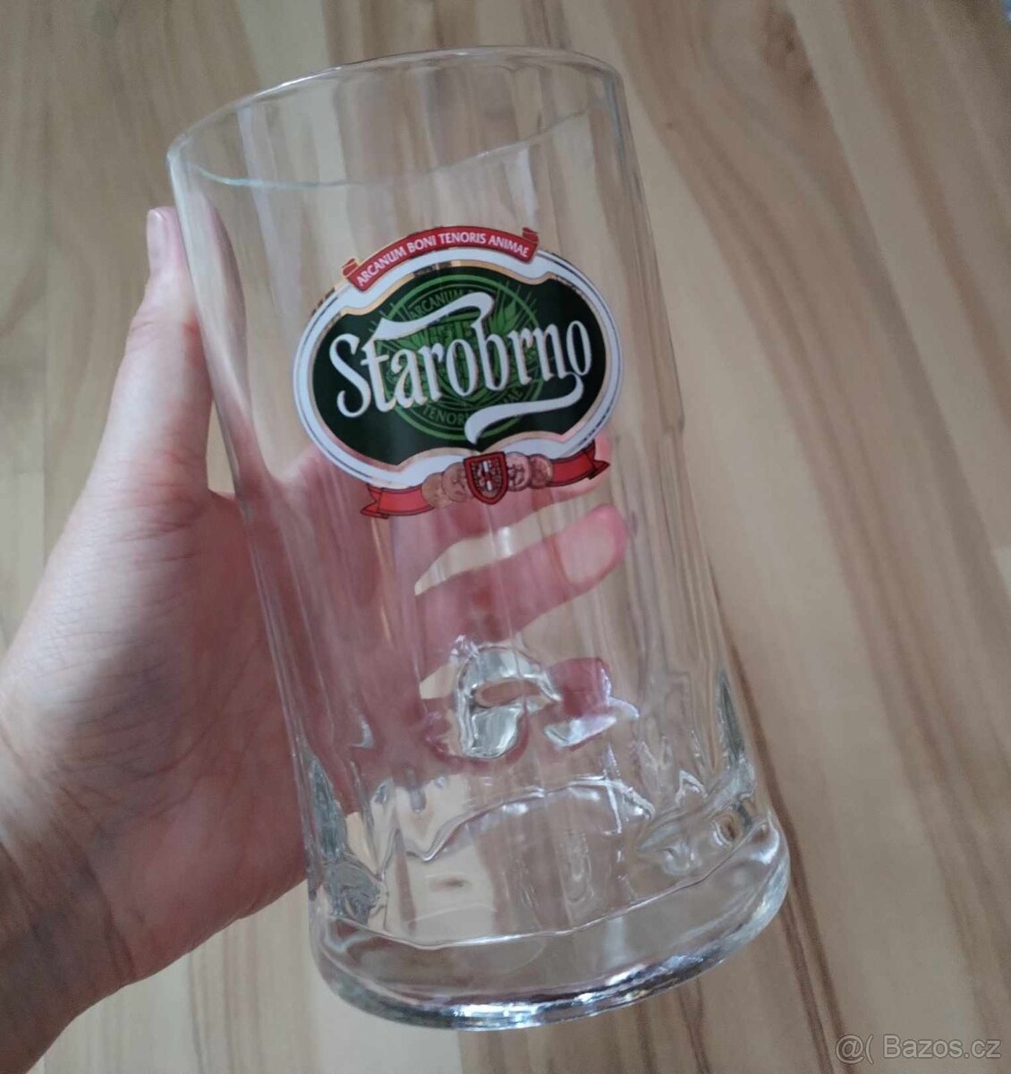 4x krygl a 2x pivní sklenice Starobrno, Radegast - 5