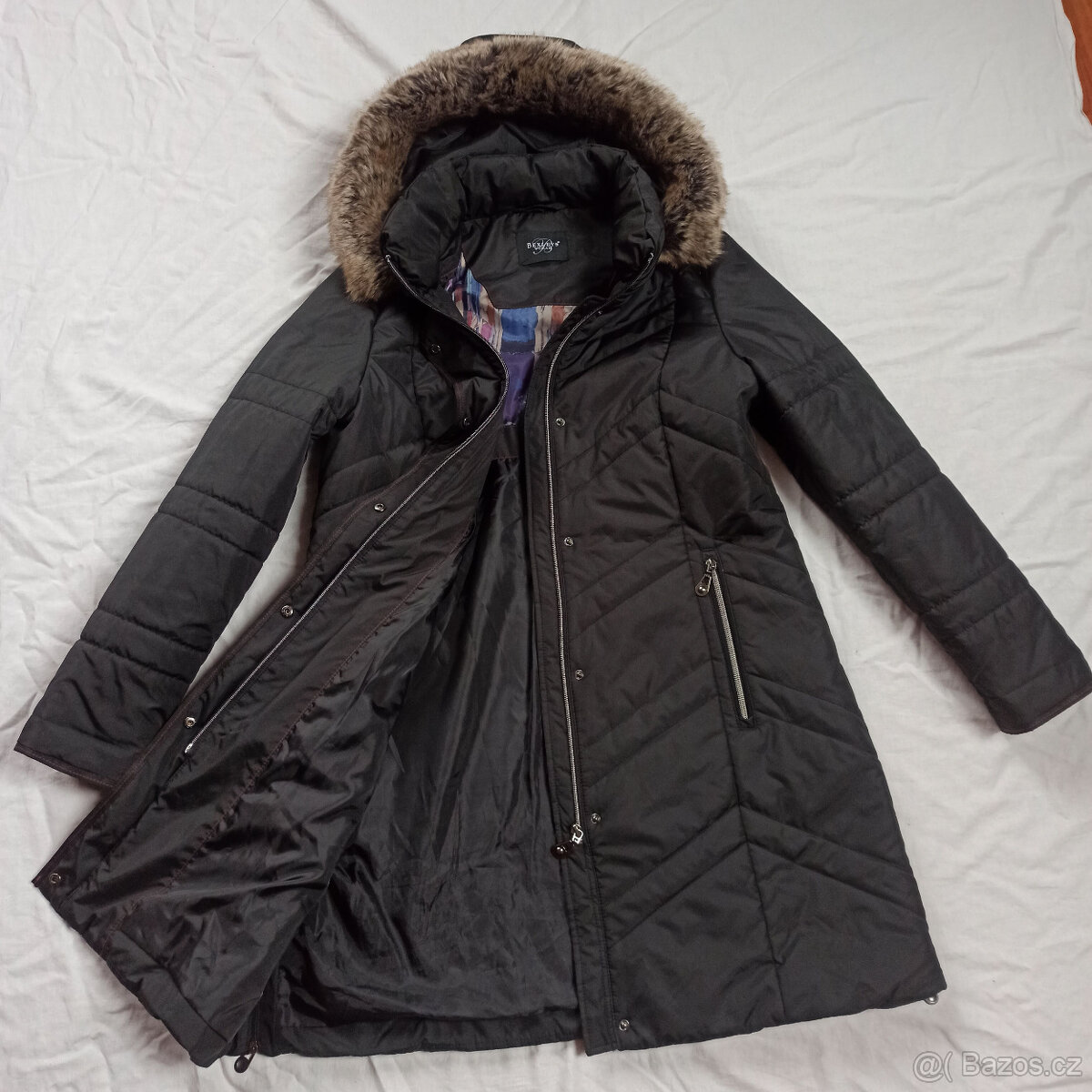 dámská zimní bunda - kabát 40 - 42 TOP STAV - 5