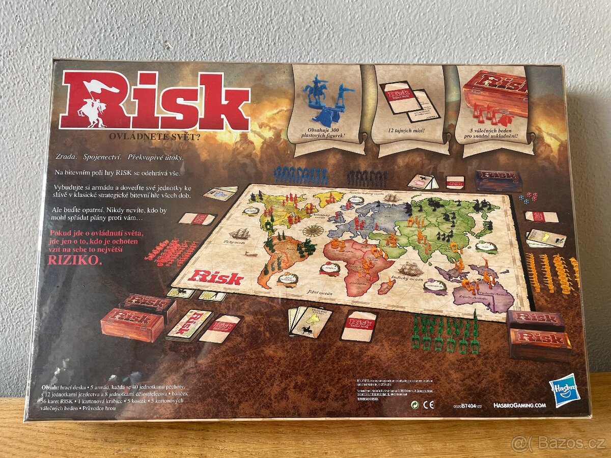 Stolní hra Risk – nová, nerozbalená - 5