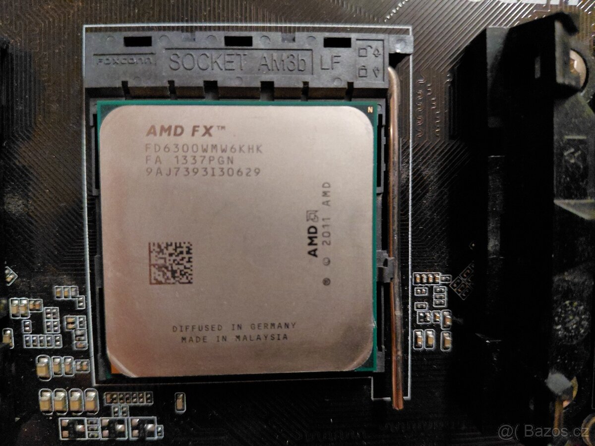 Základní deska GA-970A-DS3P - AM3+, CPU AMD FX-6300, chladič - 5