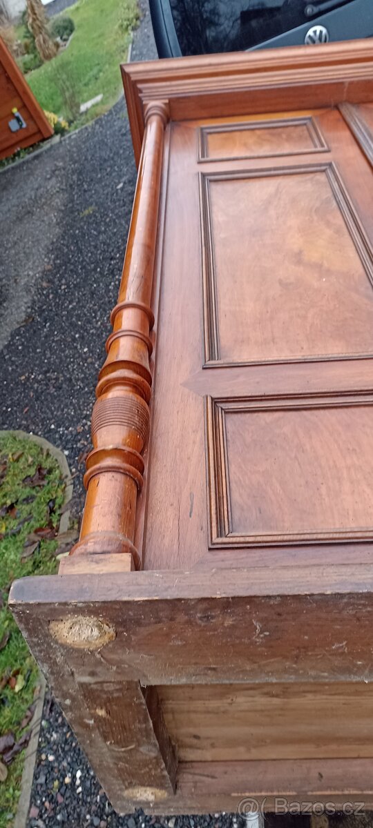 Skříň, vitrína, skleník, Biedermeier, šelak secese, baroko. - 5