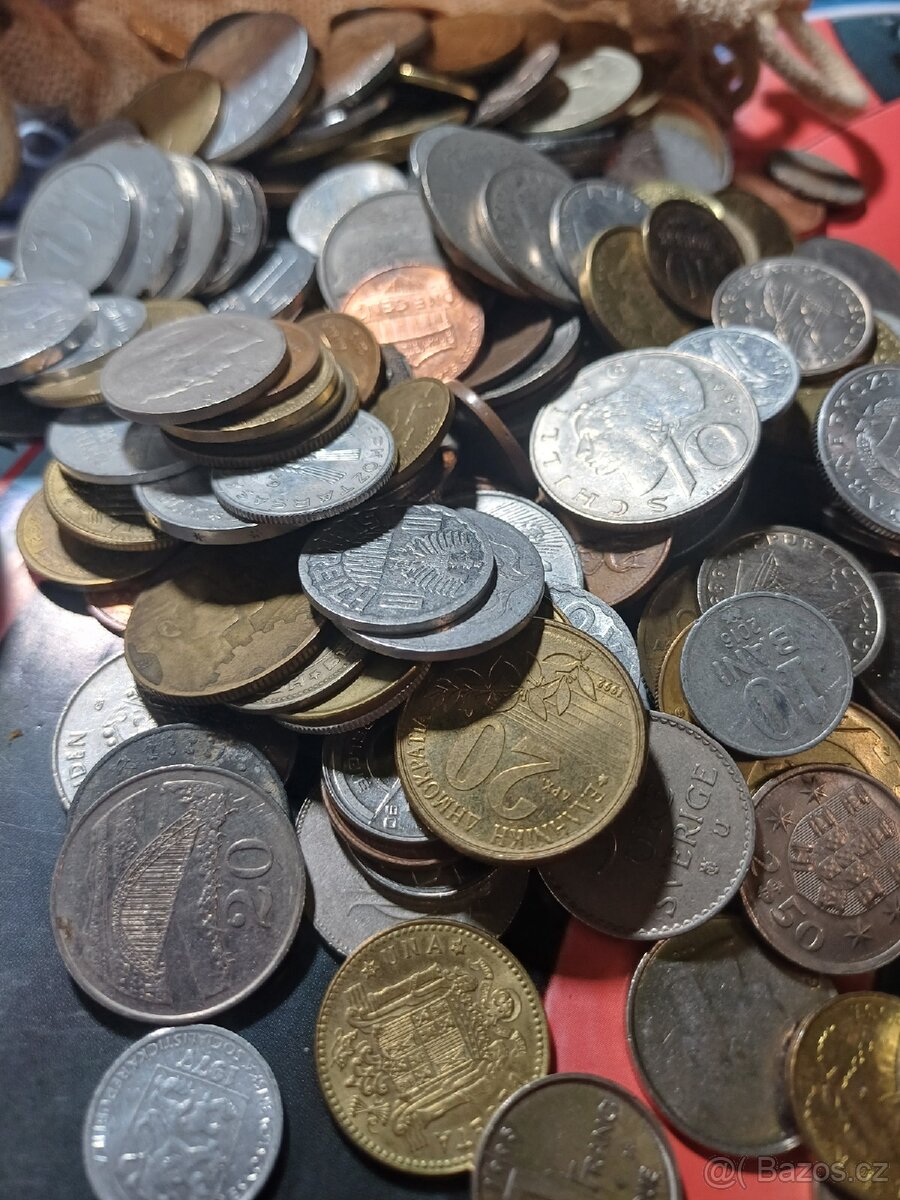 81g mincí, různé ročníky, různé země - 5