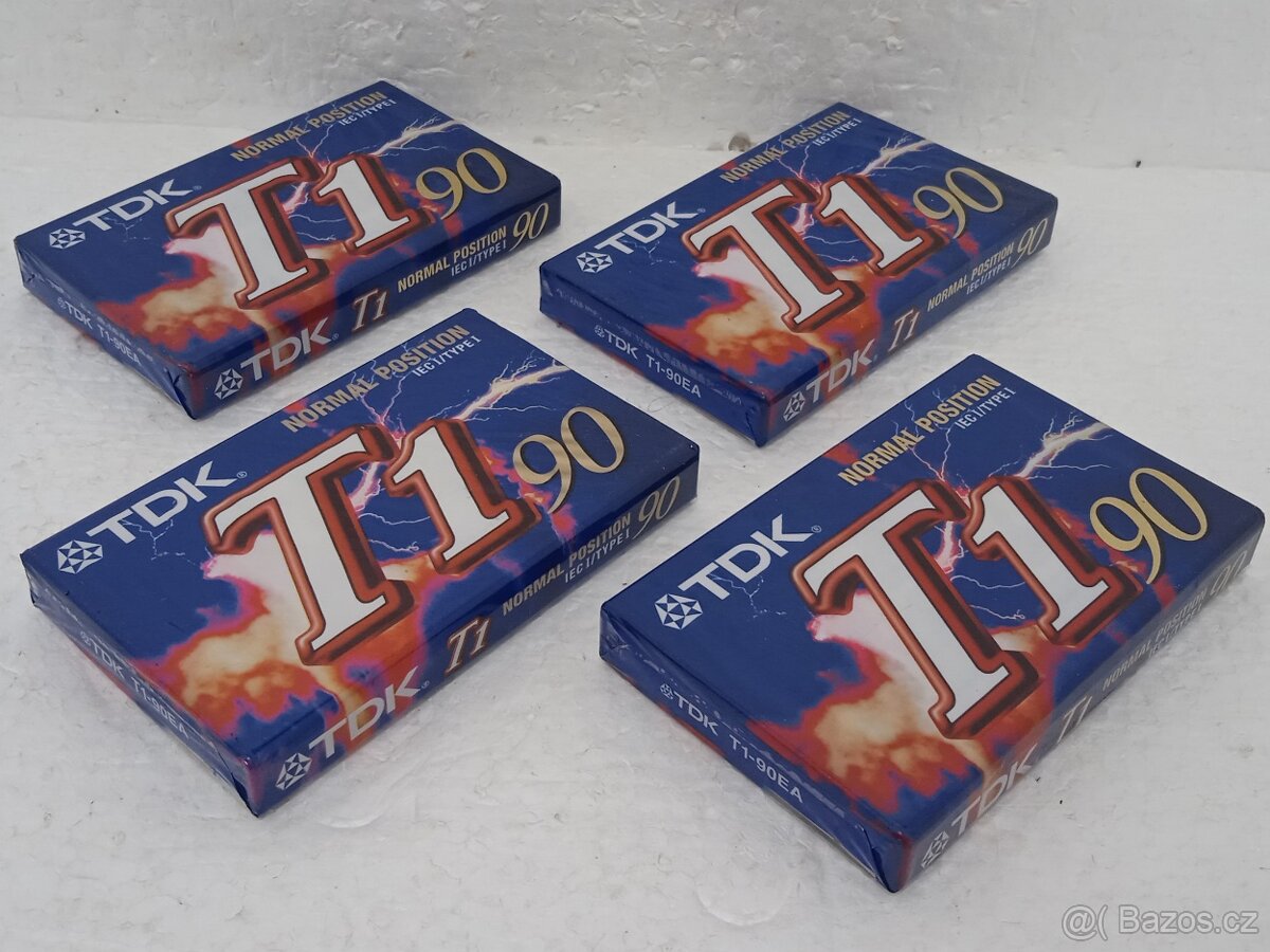 TDK T1 90 T1-90EA Retro Audiokazeta - 5