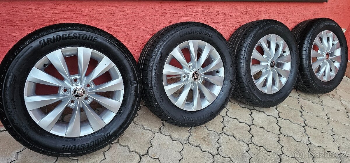 Originál alu Škoda Karoq 5x112 215/60 R16 - letní 8mm - 5