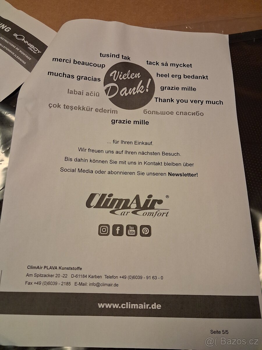 Sluneční clony originál – Škoda Scala - 5