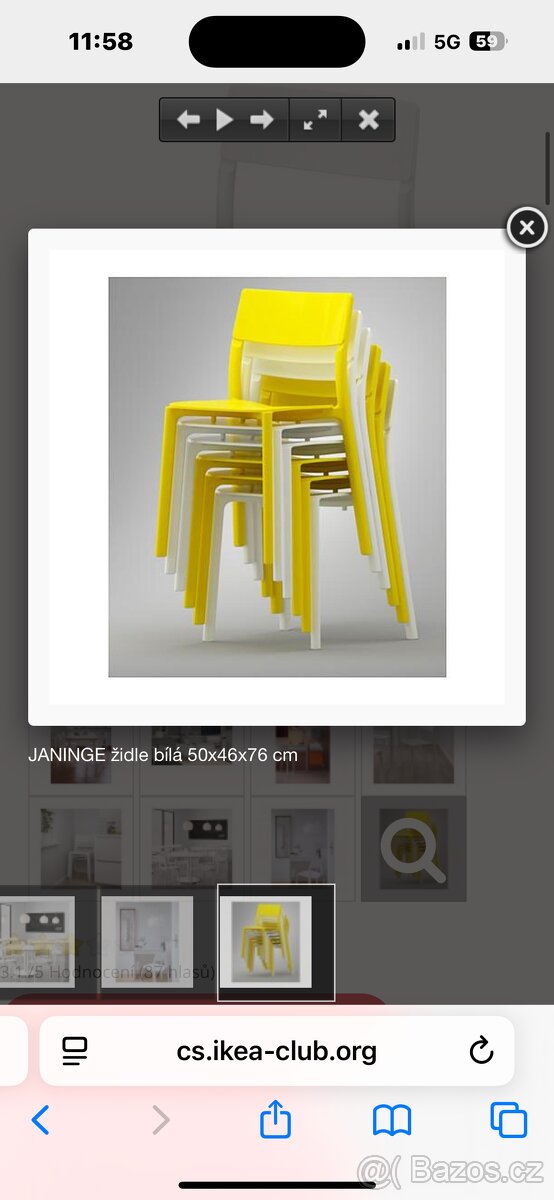 Židle Janige ikea - 5