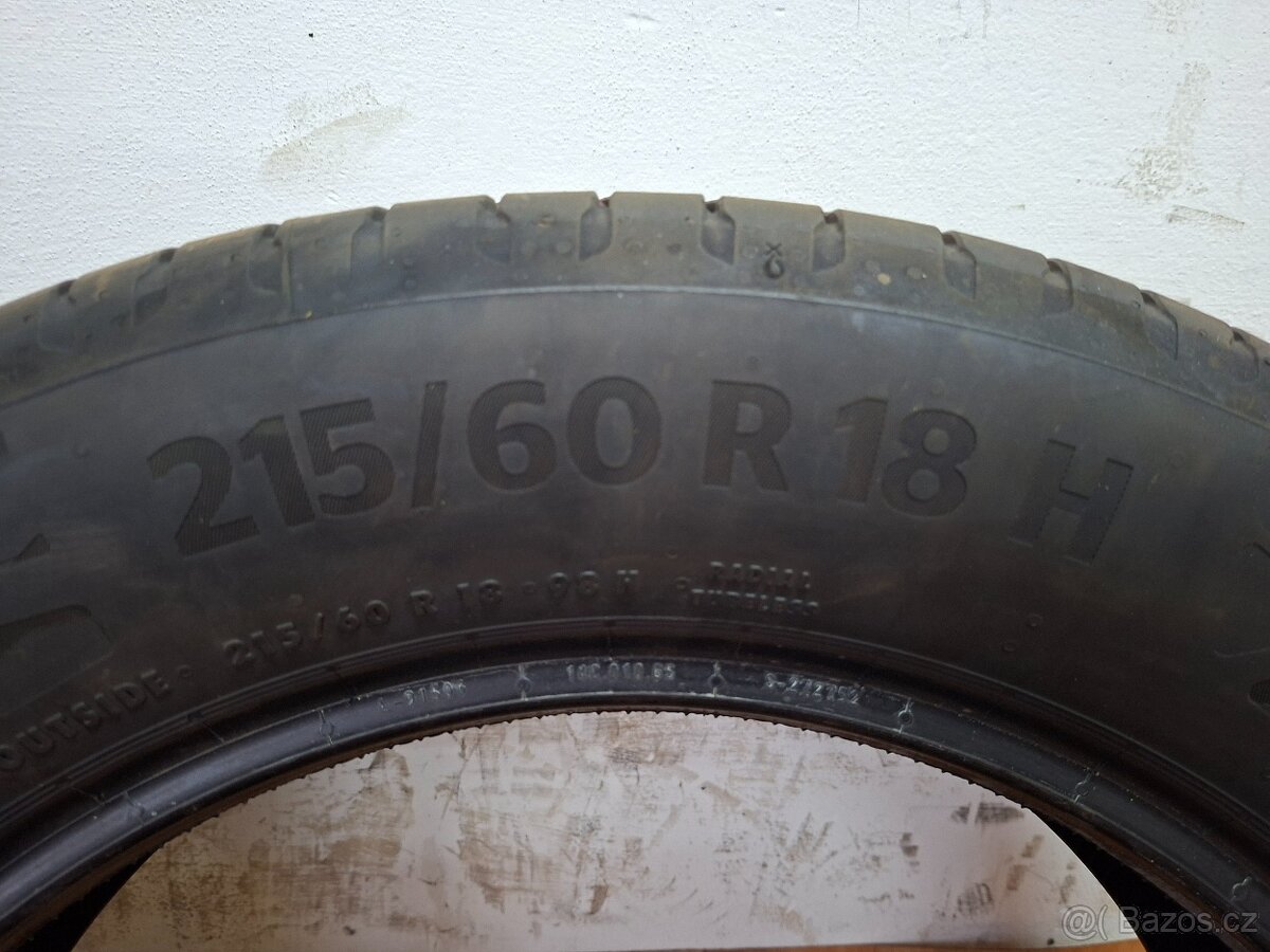Letní pneu 215/60/18 Continental, DOT 1826 - 5
