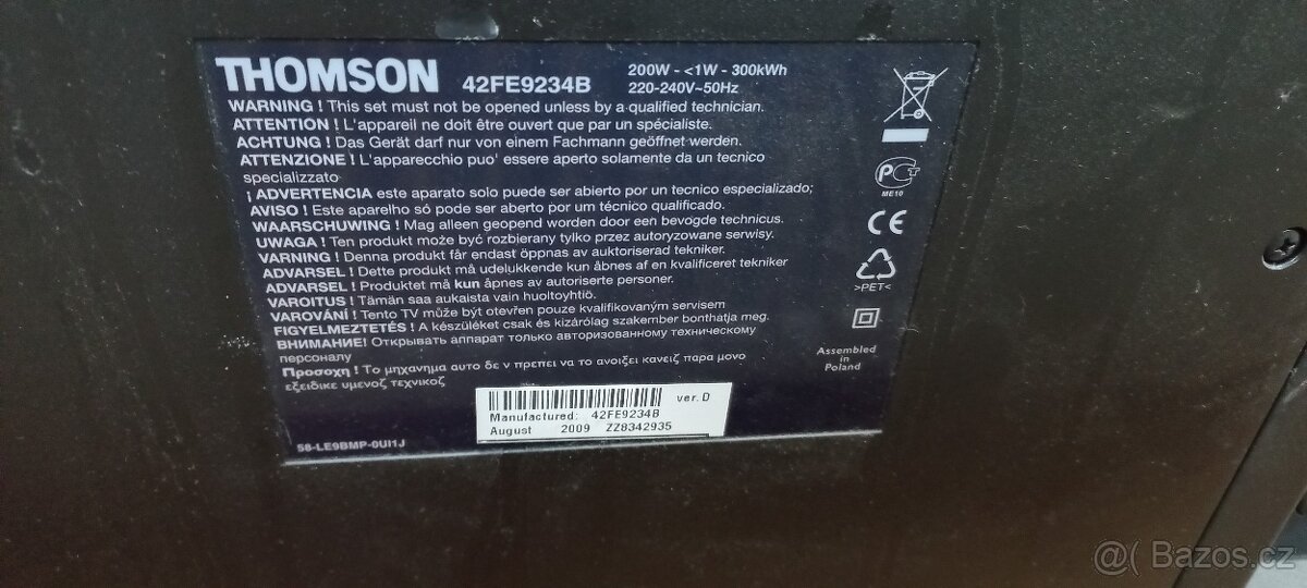 TV Thompson 42" + settop box - 5