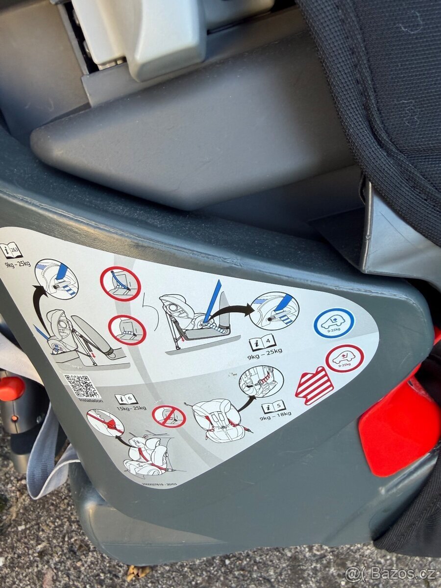 Obousměrná autosedačka britax Romer multi tech 9-25kg - 5