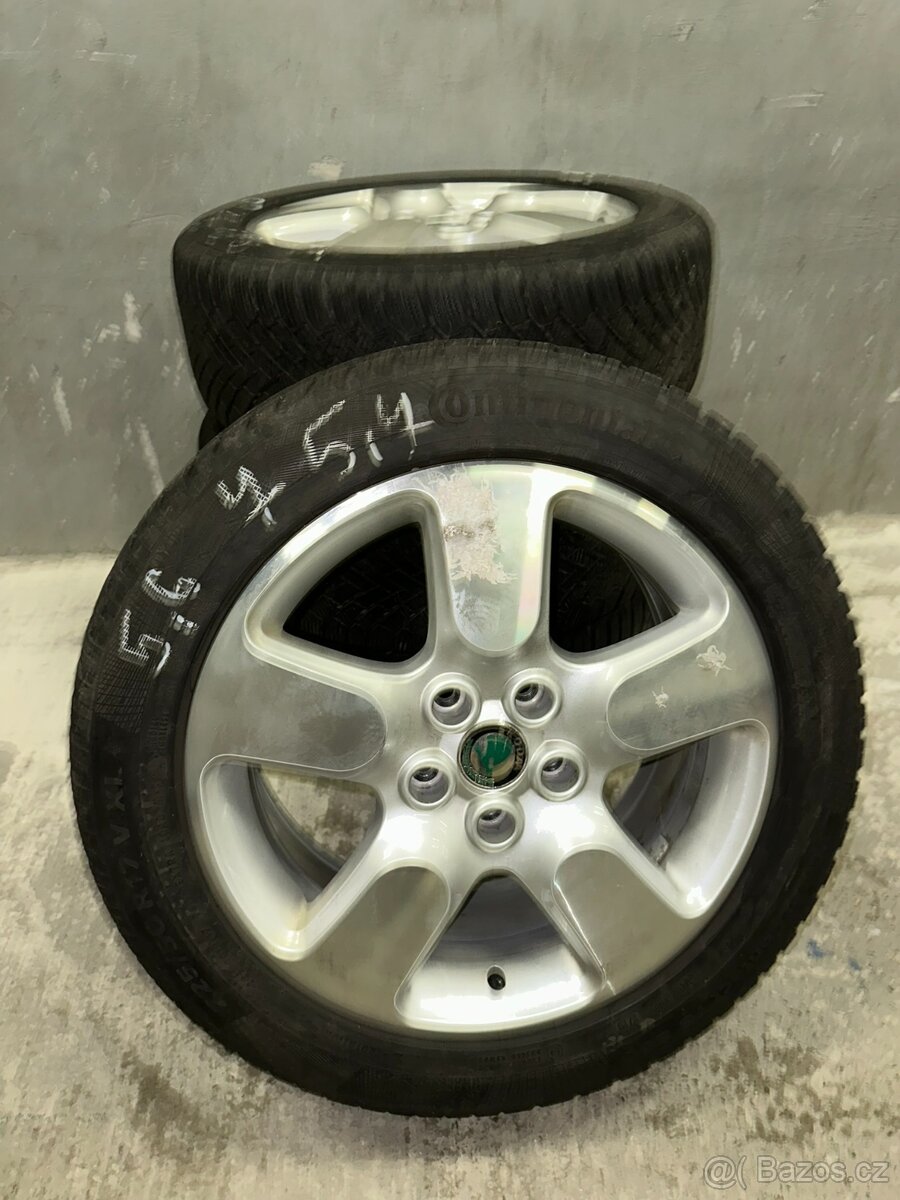 Disky a pneu z Octavia Scout 225/50 r17 94 W / 7J X 17 ET 50 - 5