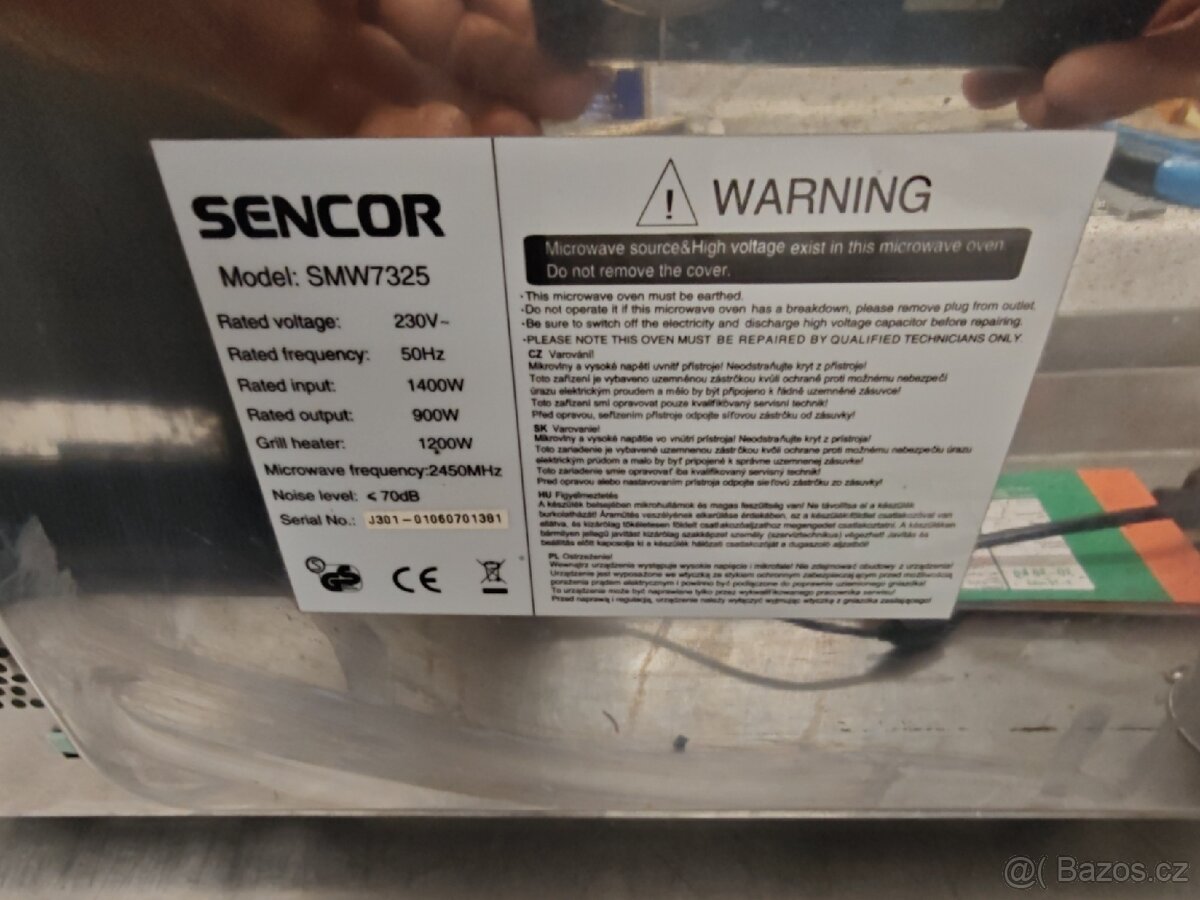 Mikrovlnná trouba s grilem Sencor - 5
