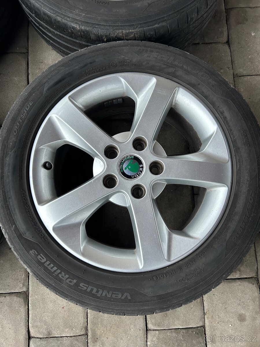Original alu kola Skoda - 5