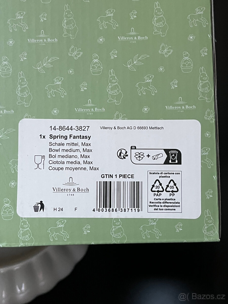 Villeroy&Boch Spring Fantasy Mísa Králík Max 24 cm - 5