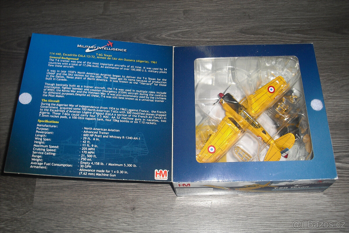 4 ks kovové modely letadel 1/72 - 5