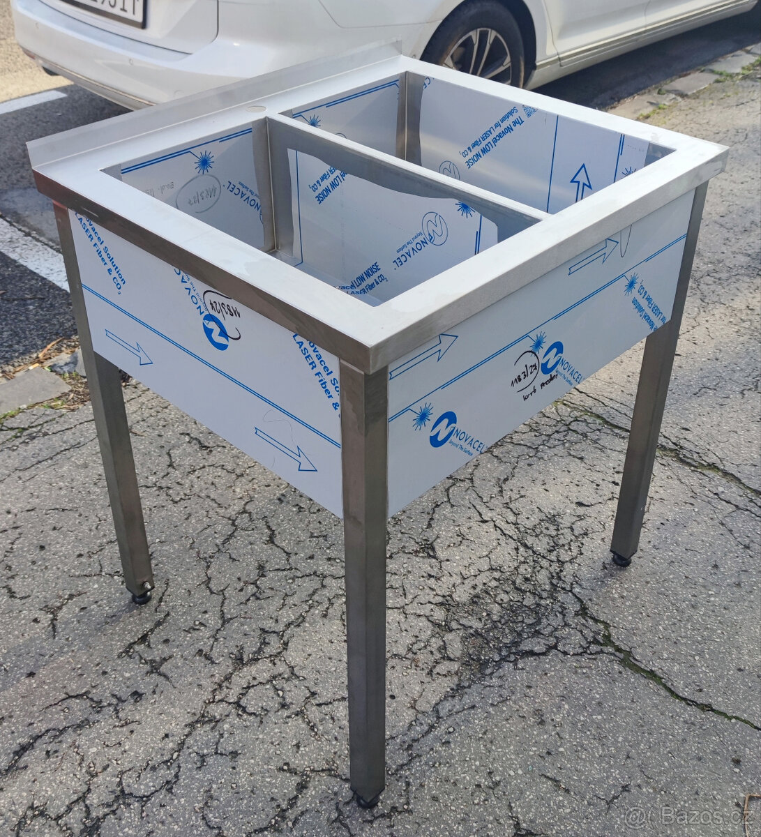 dvojdřez, gastro nerezový nábytek - 5