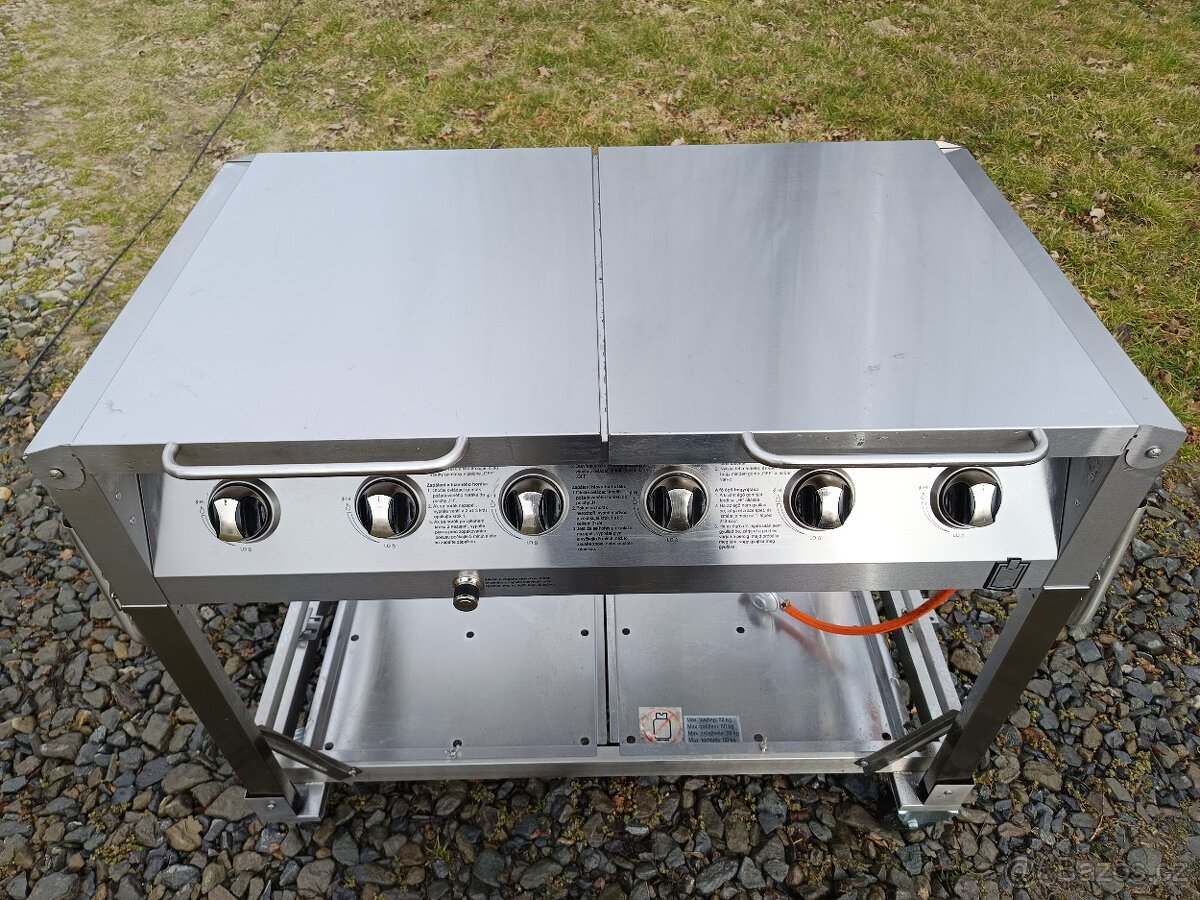 Nerezový plynový gril - 5