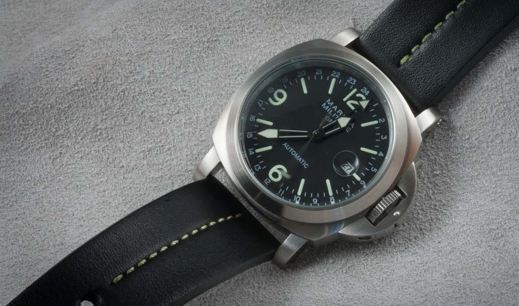 Kožený řemínek č.59 k hodinkám - 5