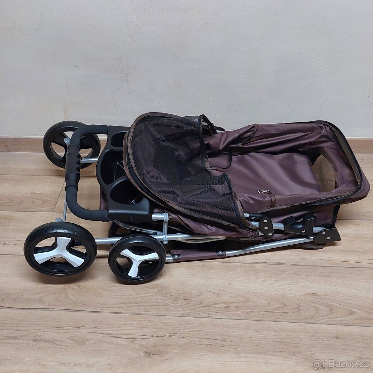 Kočárek skládací pro psy a kočky - nové - 5