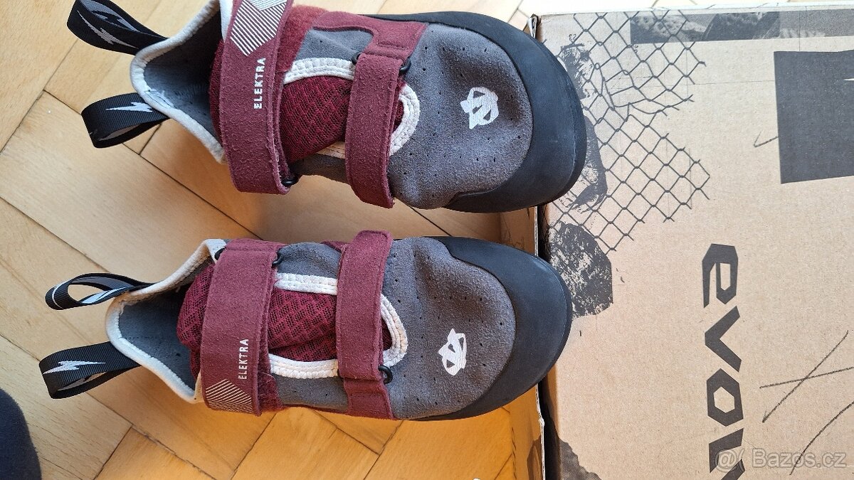 Dámské lezečky 39 EVOLV ELECTRA GREY/MERLOT - 5