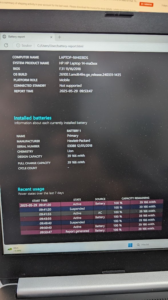 HP Laptop 14" FHD Intel i5 16GB 128GB SSD + 1TB HDD R530 W1 - 5