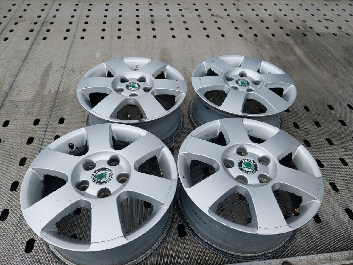 Alukola Škoda octavia 2 originální, 5x112 - 5