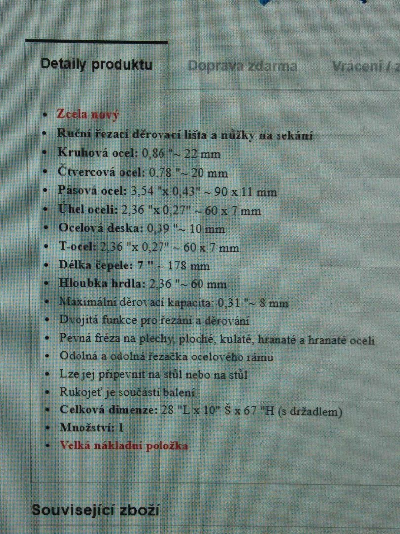 Pákový stříhací stroj - 5