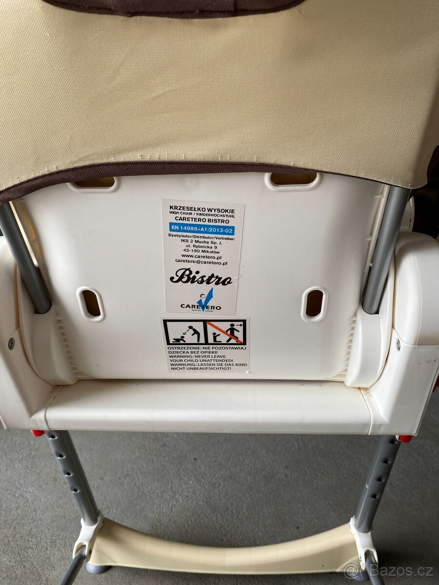 Jídelní židlička Caretero Bistro - 5