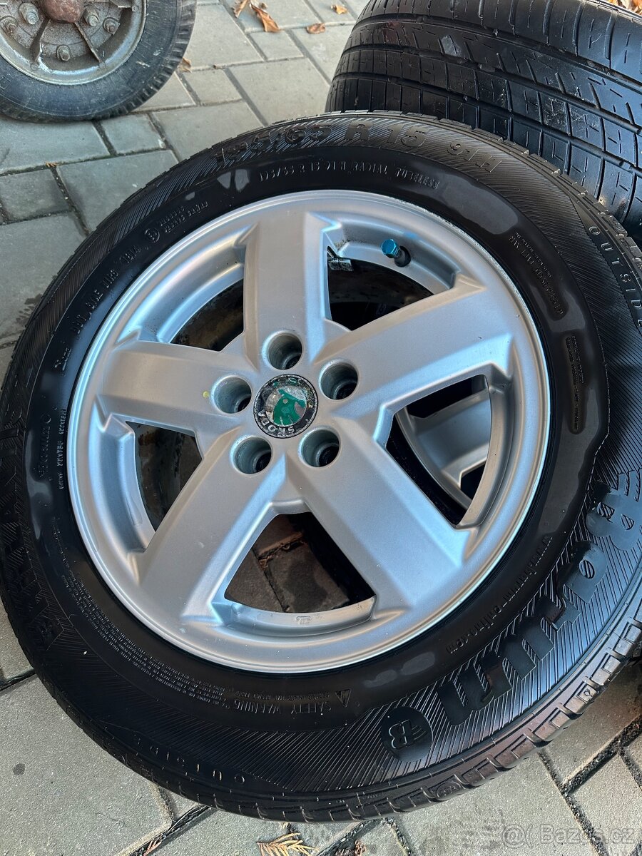 Originál alu Škoda Triton 5x100 r15 - 5