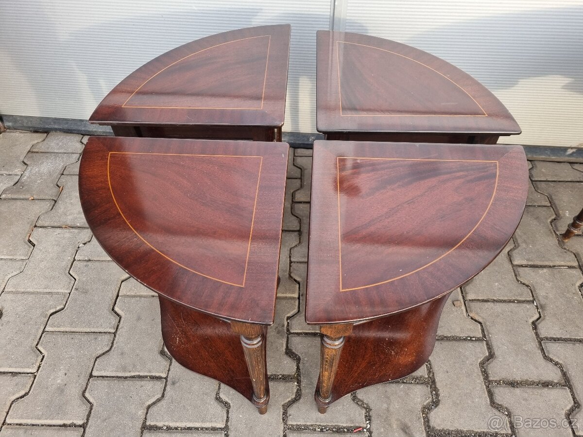 Konferenční stůl styl Chesterfield - 5