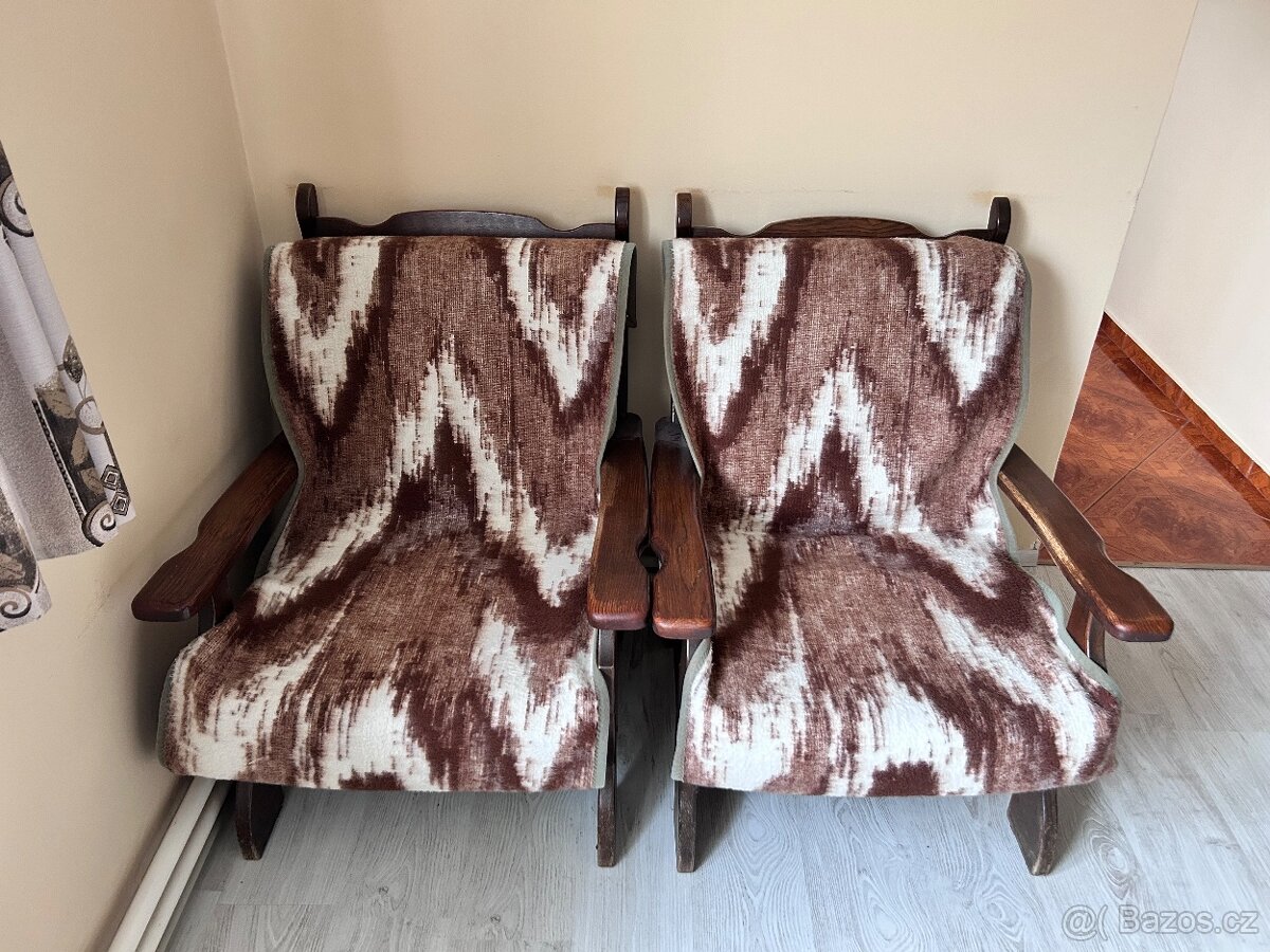 Zachovala sedaci souprava rozkladaci - 5