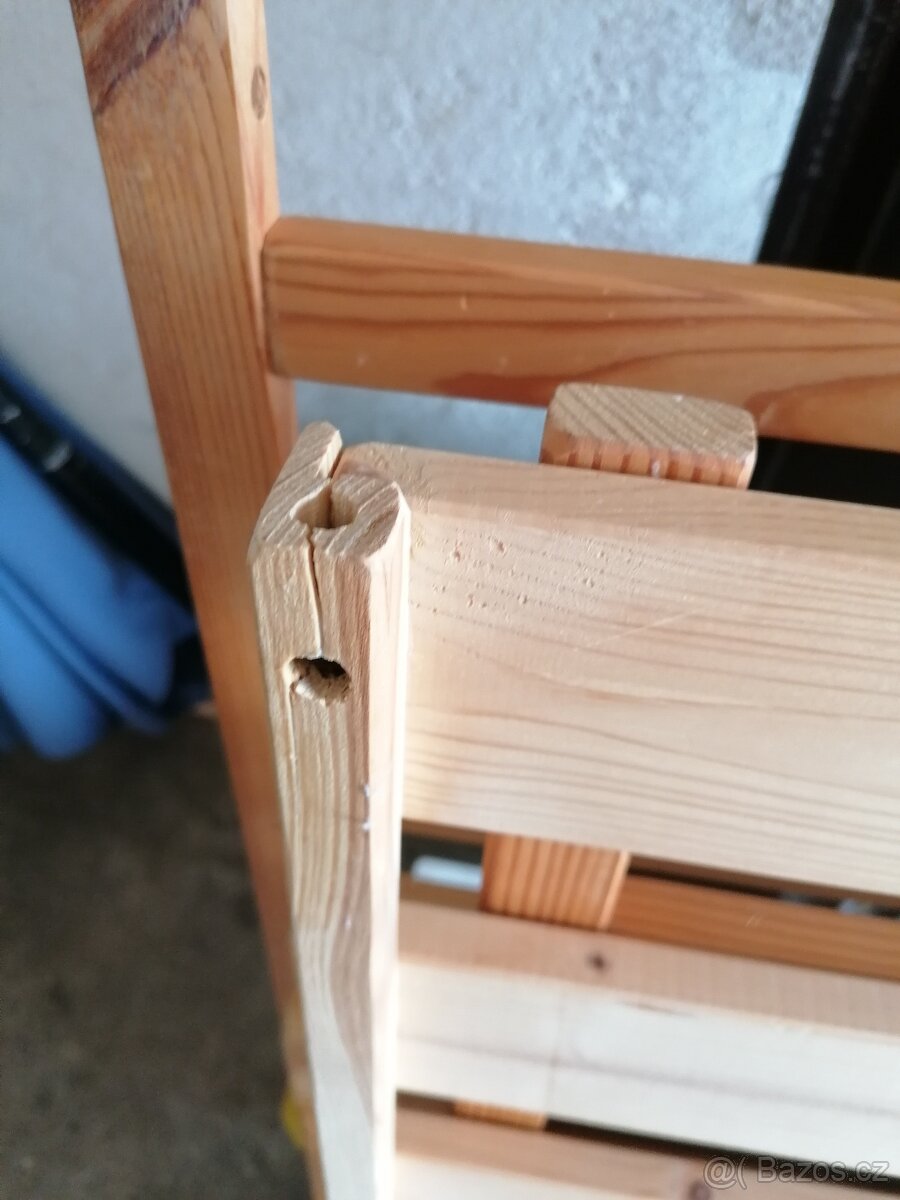 Dětská dřevěná postýlka - 5