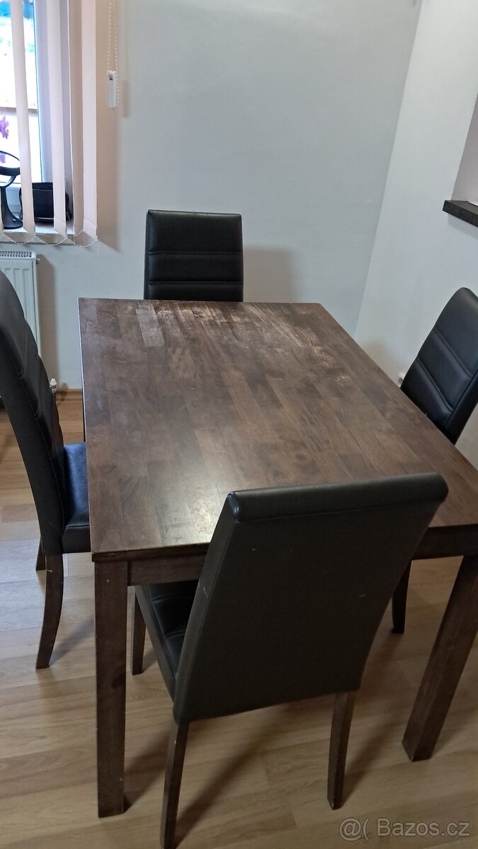 Jídelní sestava 4 židle - 5