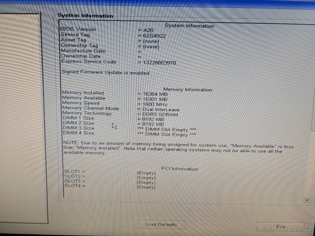 Dell PowerEdge T20, 16GB RAM, Xeon E3-1225 v3 (také T30) - 5