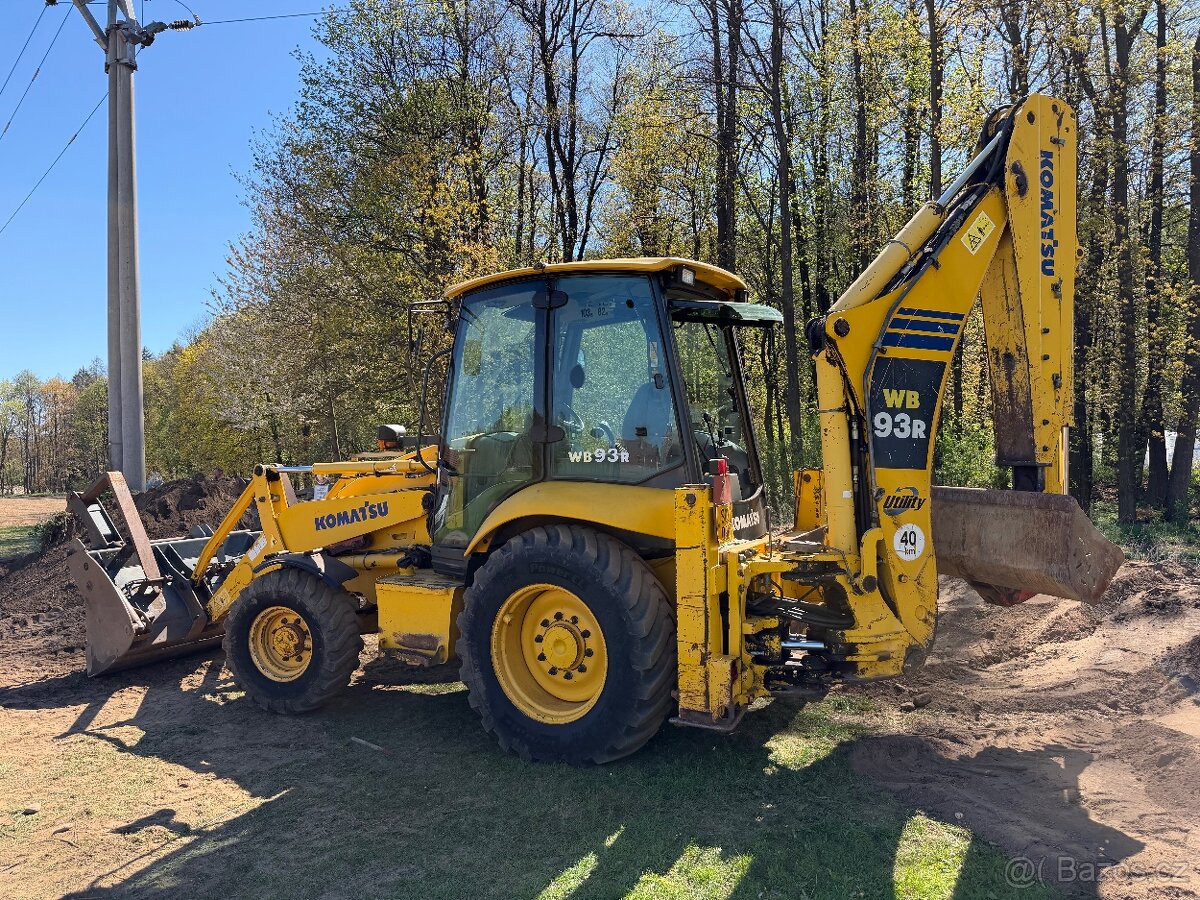traktorbagr Komatsu WB93R - 5