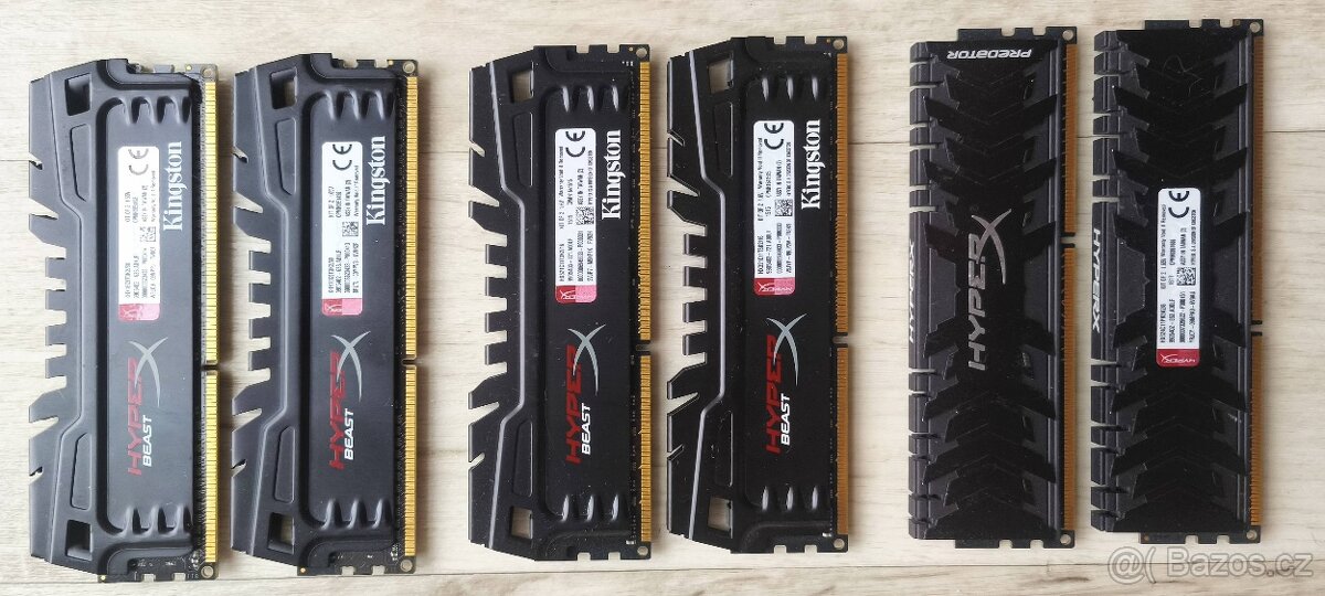 HDD, SSD, DDR4 PC RAM, DDR3 PC RAM, VGA 4K, myš MS - 5