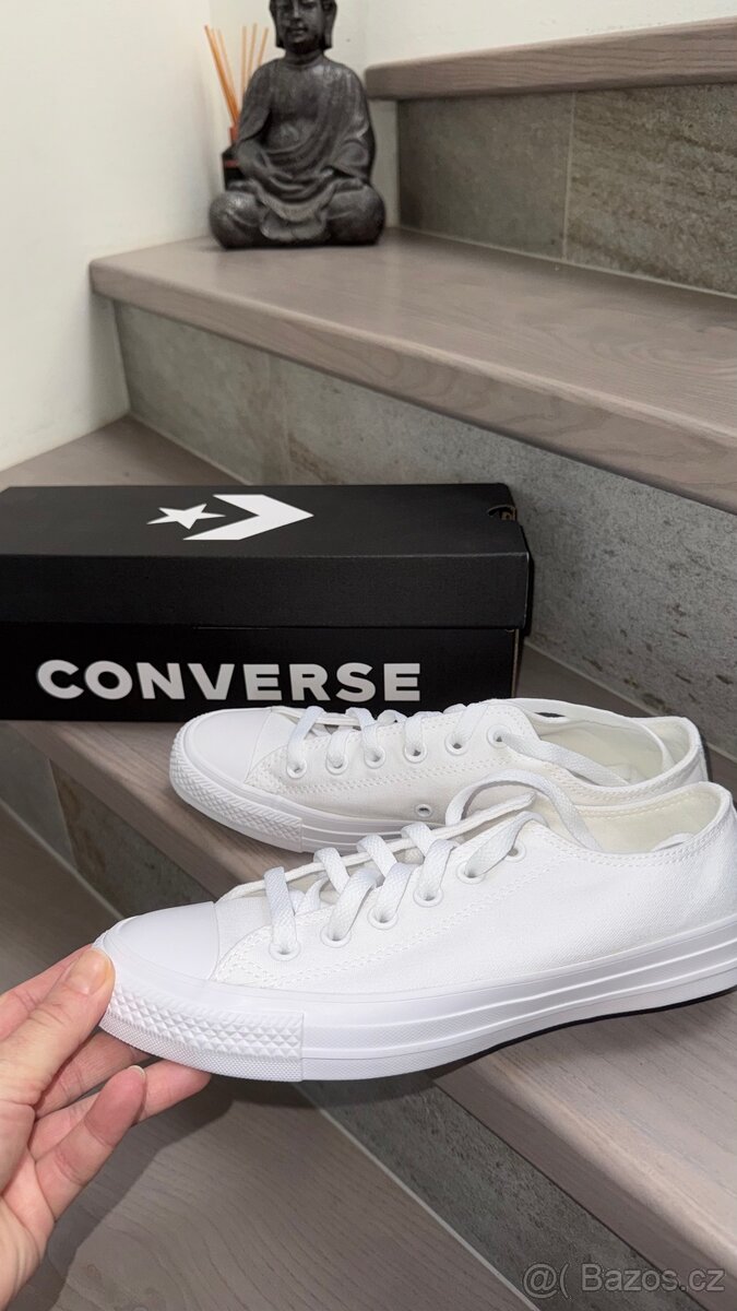 Dámské Converse bílé tenisky 38 - 5
