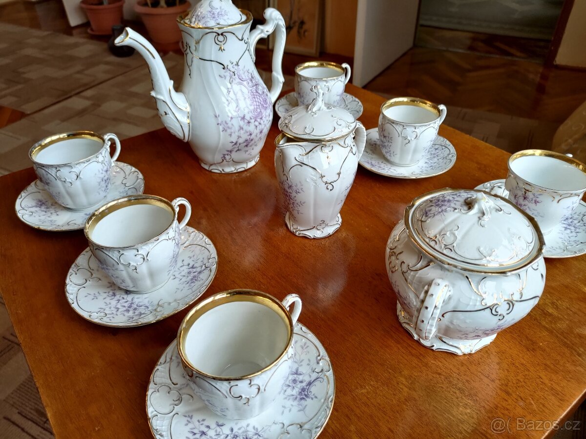 Porcelánová sada Schlaggenwald - Horní Slavkov - 5