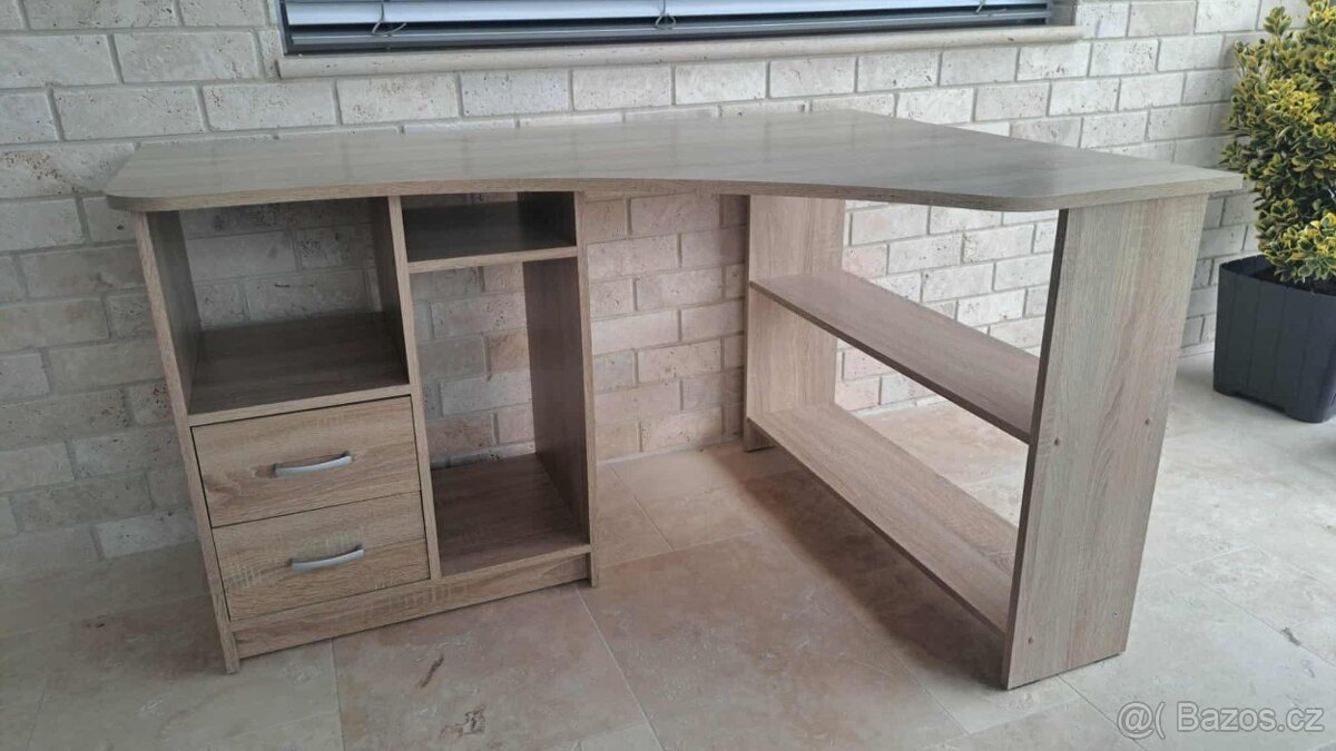 Rohový písací stôl - 5