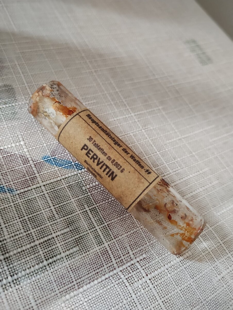 Originální láhve wehrmacht a SS waffen z 2 světové války - 5