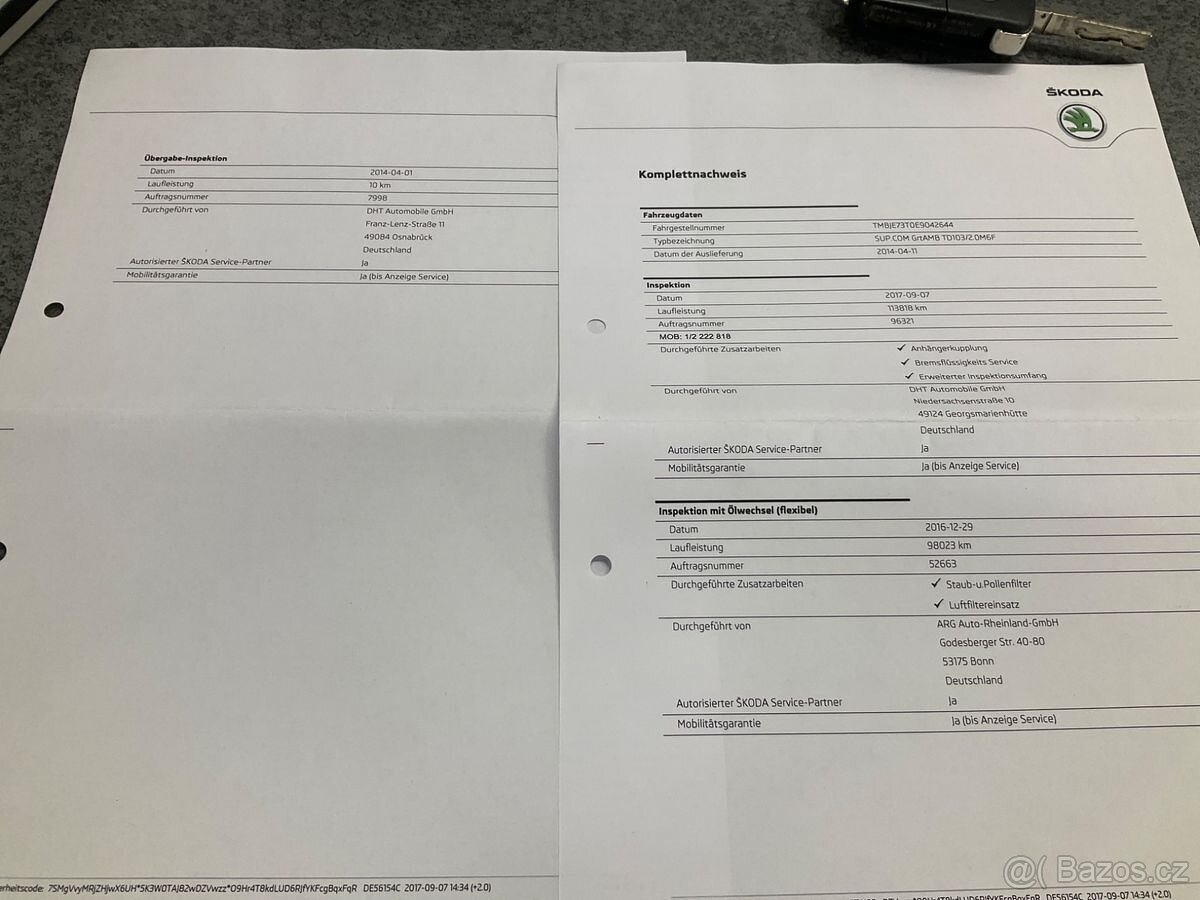ŠKODA SUPERB II FL 2.0TDI 103KW 4/2014 183tis km TOP STAV - 5