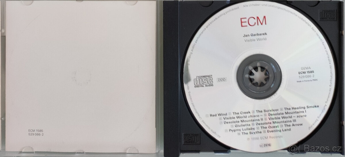 CD Jan Garbarek: I Took Up The Runes / Visible World - 5